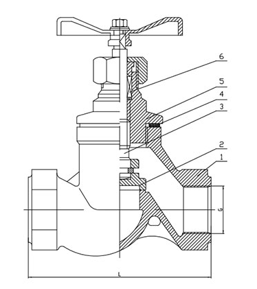 316 threaded globe valve drawing 316 threaded globe valve drawing