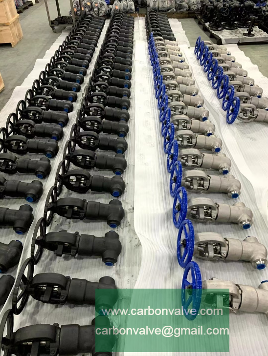 butt welded pressure sealed globe valves