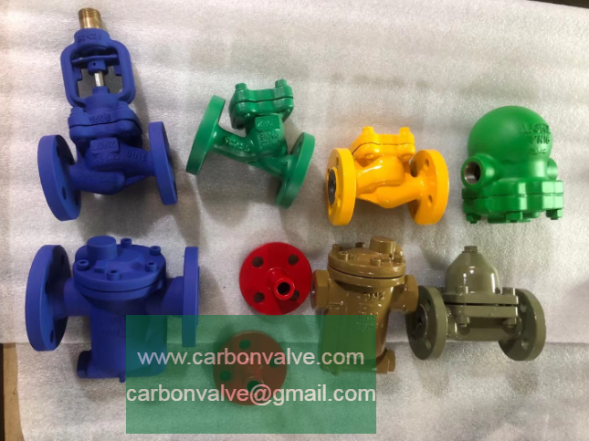 colourful valves